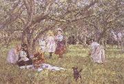 James Charles The Picnic Spain oil painting artist